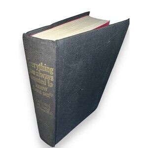 Everything You Always Wanted to Know About Sex Vintage Coffee Table Decor Book